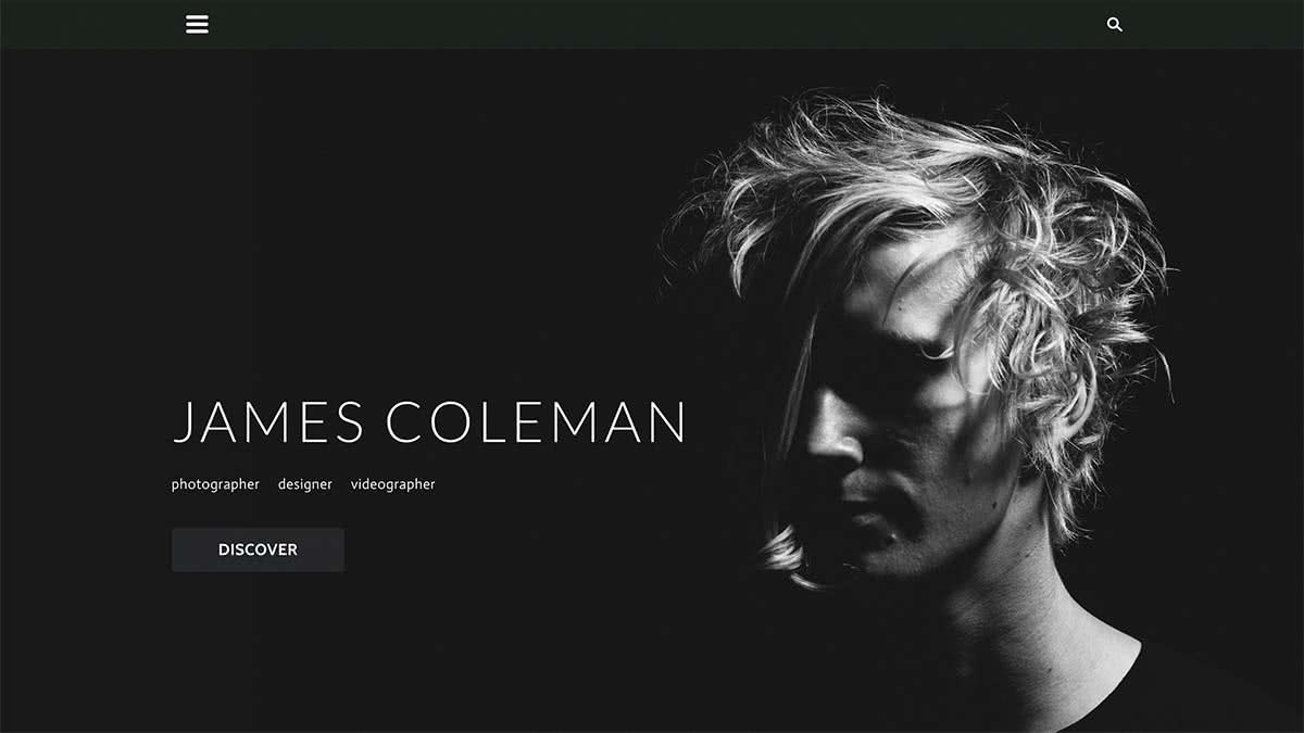 Website Builder template Theme 'James Coleman'